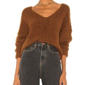 Free People Icing V-Neck Pullover Sweater